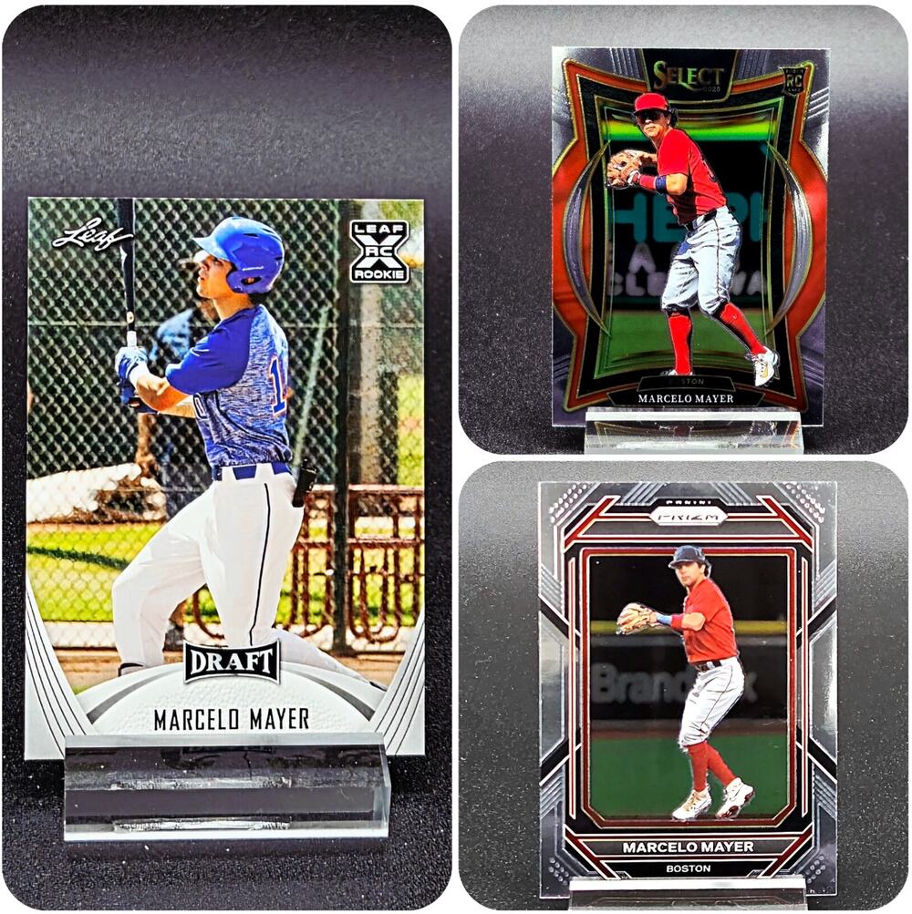 Marcelo Mayer Draft Select Prizm RC's Boston Red Sox Top Prospect